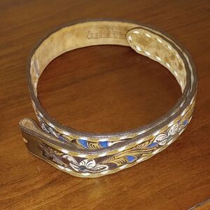 Kona Kut By Nocona Belt Co. Leather Belt, Size 34 - Vintage!